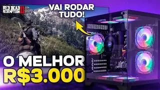 O MELHOR PC GAMER pra RODAR TUDO em 2025 (PC AMD de R$3000)