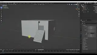 Blender 3.0 - Basit Ev Yapımı - Merdiven - Ders 2 - Bölüm 2