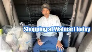 I had to grab some grocery items from Walmart
