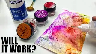 DIY ALCOHOL INKS with Magical Powders