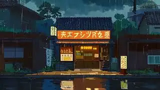 Kyoto Rainy Temple Garden Lofi Beats | Zen Ambience for Study
