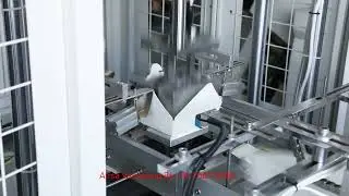 Fully Automatic Take Away Fast Food Container Maker Cake Burger Paper Lunch Box Making Machine