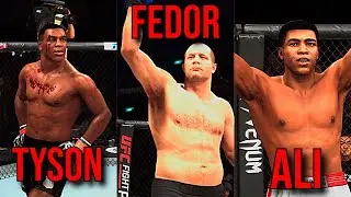 These 3 legends dominate the UFC 5 heavyweight division....