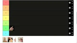 My Fingers Tier List