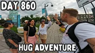 Free hug adventure summary, Montreal, Canada - Day 860
