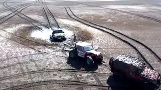 Учусь управлять дроном.  4х4 покатушка.