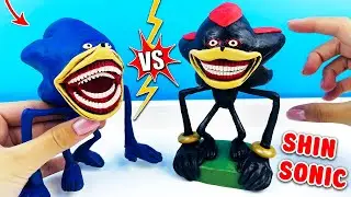 Let's sculpt SONIC DEVOURER VS SHADOW DEVOURER! The SHIN Sonic Tapes vs Shadow ✅ Sculpting OK