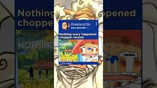 Nothing happened 😭 #onepiece #chopper #zoro #luffy #shorts
