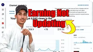 YouTube Earning is Not Updating In Yt studio why ? Earning previous 3 days Processing Solution 2021