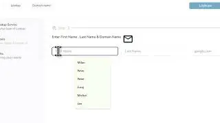 Lookup Emails using Name & Domain with Hello Dexter