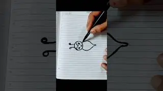 How to draw a cute honey 🐝//easy drawing for kids😊