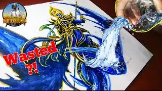 Ocean Archlord X-Suit Drawing 🔥 Watercolour Painting | PUBG MOBILE