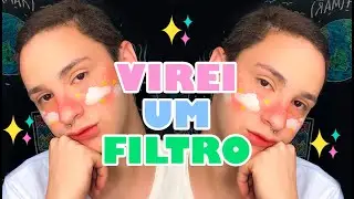 FIZ UMA MAKE DE UM FILTRO DO INSTAGRAM