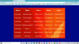How to create for html/css table design online / Ari Institute 2