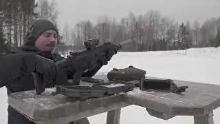 Testing my Ruger SFAR and my Perun X16 for the first time.
