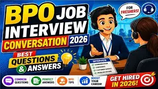 BPO Job Interview Conversation 2026 | Best Questions & Answers for Freshers (English)