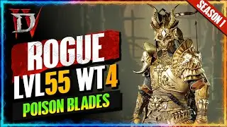 WT4 Capstone Cleared By LvL 55 POISON BLADES Rogue | Build & Run Overview | Diablo 4