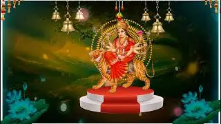 Durga mata devotional background ||  Durga mata background decorations || Hindu devotional video