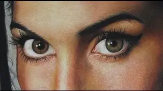 Drawing Amy Winehouse Photorealism