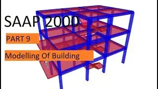 saap 2000 |PART 9 |Modelling of Building|civil engineering |hindi |urdu
