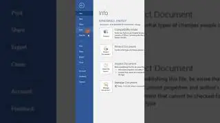 How to Share a File to Email in Ms word