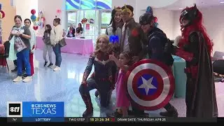Children's Health celebrates Cape Day with Superheroes visit