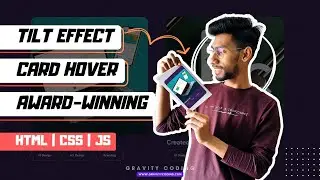 🏆 Unleash the Power of Tilt Effect: HTML, CSS, JS Tutorial! | Award-winning website feature