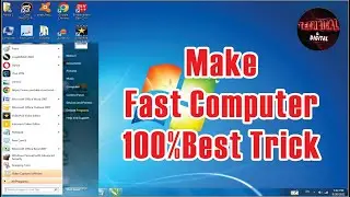 How to speed up windows 7 laptop/Computer to make faster_#fast | #hanging | #window10 | #fastpc