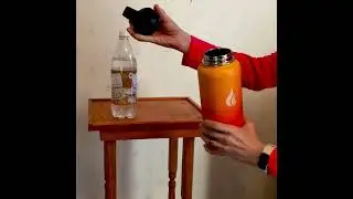HYDRO CELL Edelstahl isolierte Wasserflasche mit Strohhalm