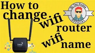 How to change wifi router wifi name / SL Tec Podda
