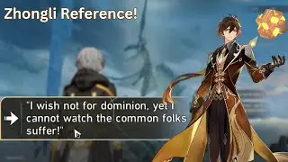 Noway! They made Zhongli Reference in Honkai Star Rail