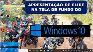 Como Colocar Slide de Fotos na Tela de Fundo do WINDOWS 10