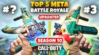 Top 5 BEST Guns In SEASON 10 Battle Royale | COD Mobile | TOP 5 Gunsmith Builds In CODM Season 10 BR