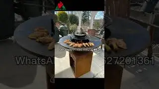 Nostalgia Corten Steel Charcoal Grill#bbq#outdoorliving#outdoorcooking#barbecue#outdoorkitchens