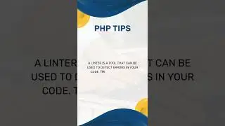 14.  Use a linter to detect errors in your code   #PHP #WEBTIPSMASTER
