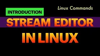 Stream Editor(sed) in Linux | Introduction to Stream Editing in Linux | Part 1