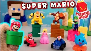 Super Mario Bros. Movie McDonald's Happy Meal Toys Set 2023