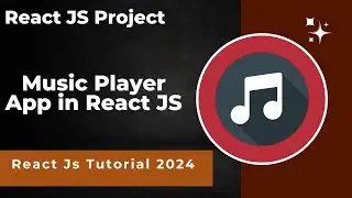 #25 Music Player App in React JS | Music Player in React | React JS Project | React JS tutorial 2024