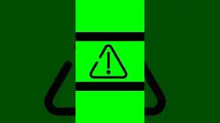 Alert green screen video short | The Green Visuals 