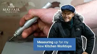 Jonnie Irwin - Measuring for my new Ceremic Kitchen Worktops from Mayfair Worktops, Bradford
