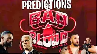 WWE BAD BLOOD PREDICTIONS!