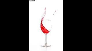 Wein im Weinglas Water Splash Photo Shoot Product Photography 