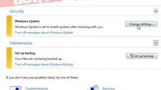 Windows 7: The Action Centre