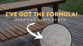 Get Perfectly Spaced Slats | Modern Bench Build