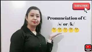 Let's learn the sound 'C' makes: /k/ or /s/ #pronunciation #englishalphabet #englishphonics