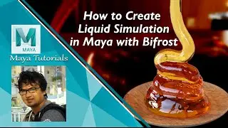 Create liquid Chocolate simulation in maya I Bifrost simulations 