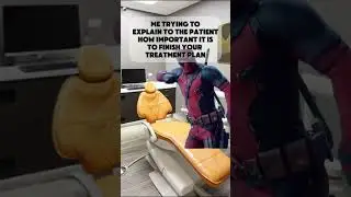 The life of a dentist 🦷 ❤️ #dentistrylife #dentalhumor #deadpool #dentisteducation