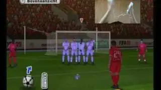 how to curve curl Free kick Wii Fifa 09