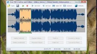 Обрезать песню бесплатно Free MP3 Cutter and Editor