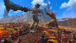 Zhao Ming the Iron Dragon - Grand Cathay vs Ogre Kingdoms - Epic Cinematic Battle - TW Warhammer 3